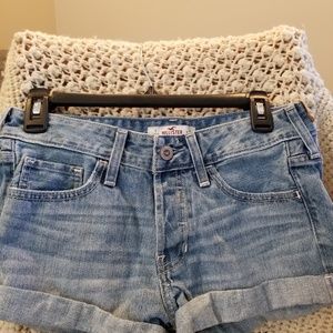 Hollister Low Rise Denim Boyfriend Shorts